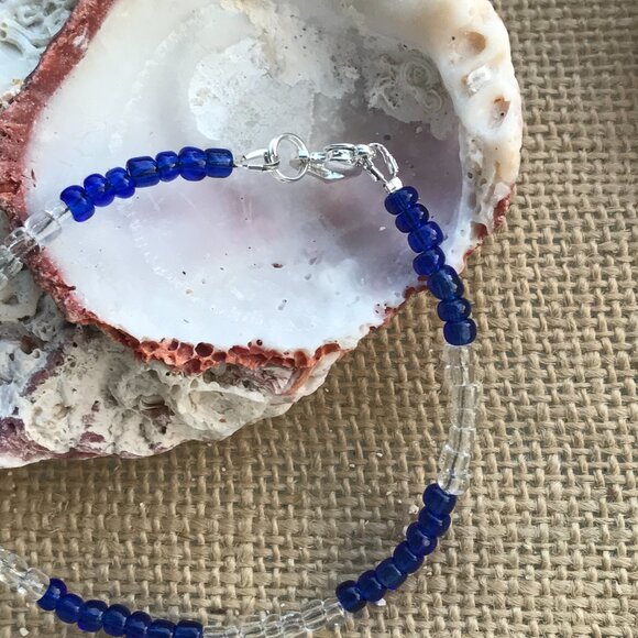 Yemaya Orisha Goddess of the Sea, Collar y Pulso Yemaya  Eleke, Yoruba,Santeria - Picture 3 of 6